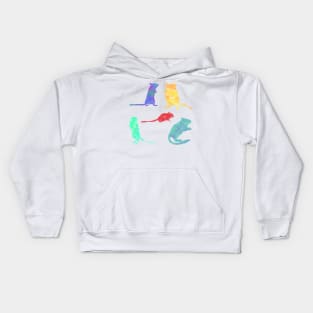 watercolour gerbil Kids Hoodie